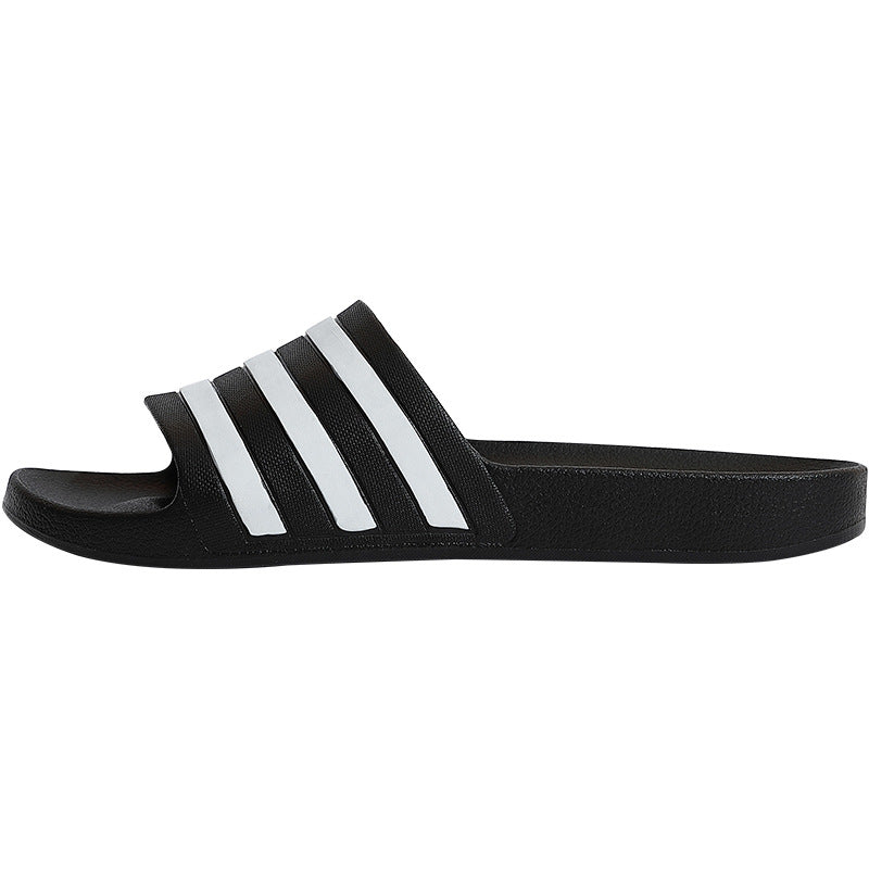 Men Striped Slippers