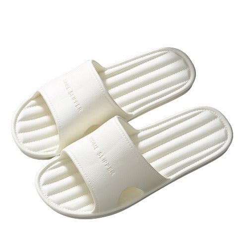 Women Striped Home Slippers