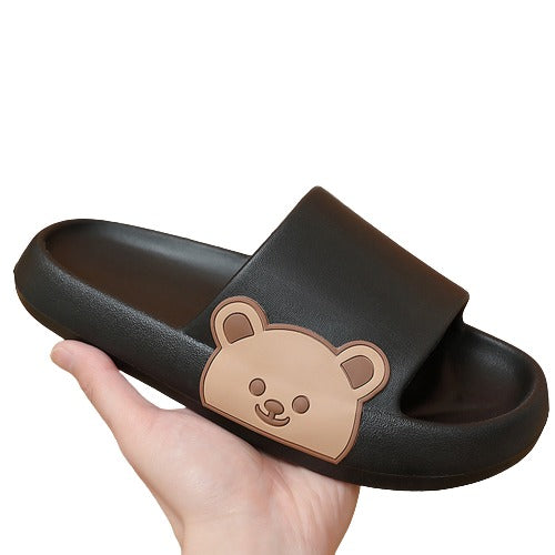 Cartoon Bear Beach Slides