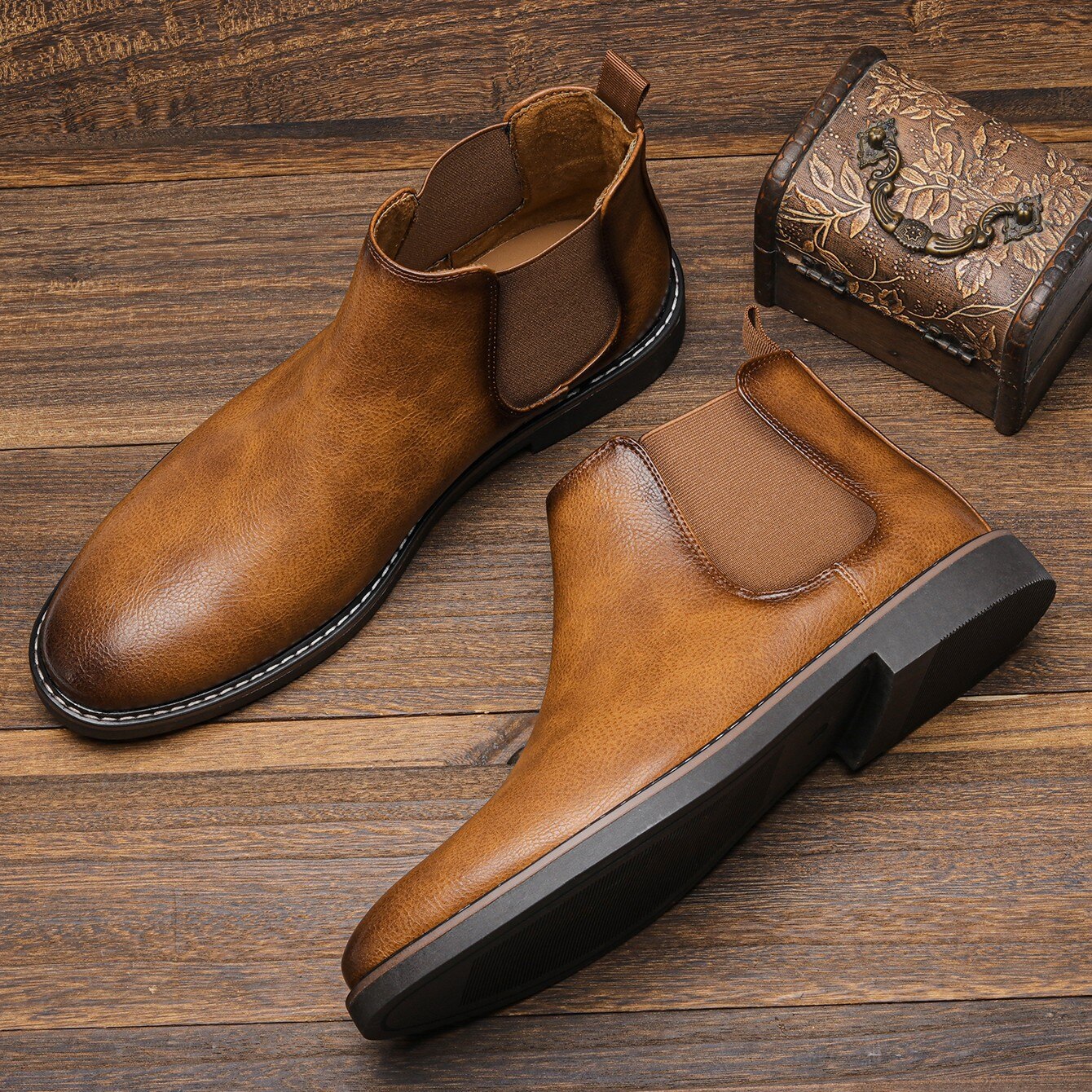 Comfortable Men Leather Boots