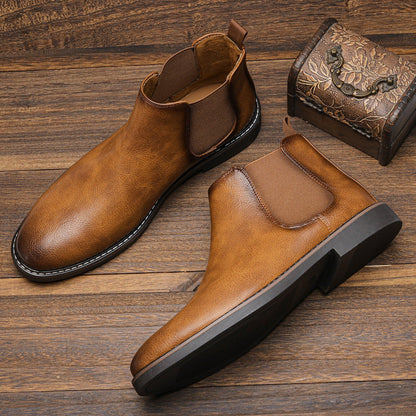 Comfortable Men Leather Boots