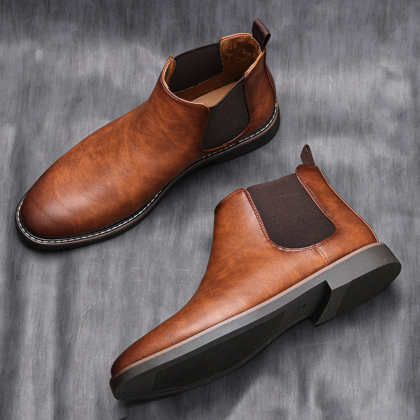 Comfortable Men Leather Boots