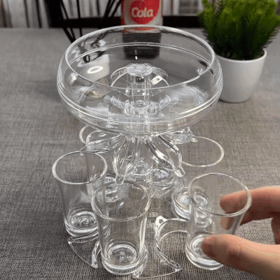 Shot Glass Dispenser Holder