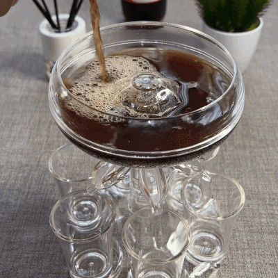 Shot Glass Dispenser Holder