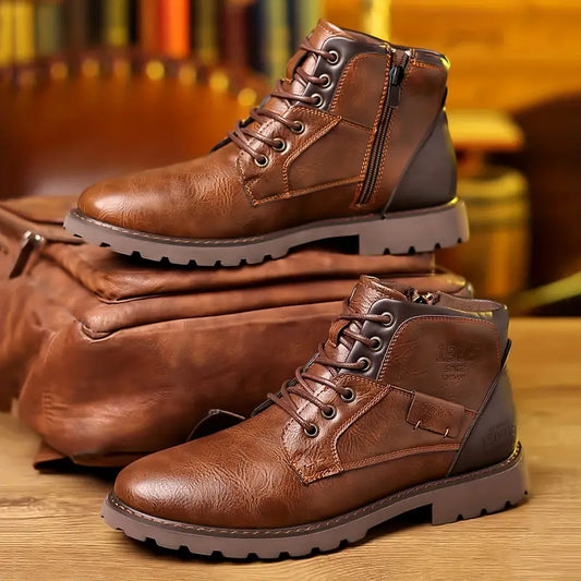 Premium Tim Leather Boots