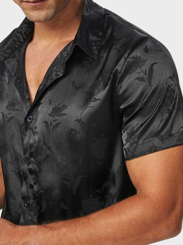 Torrard™ Black Satin Shirt