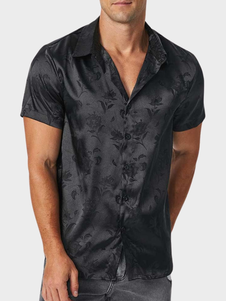 Torrard™ Black Satin Shirt