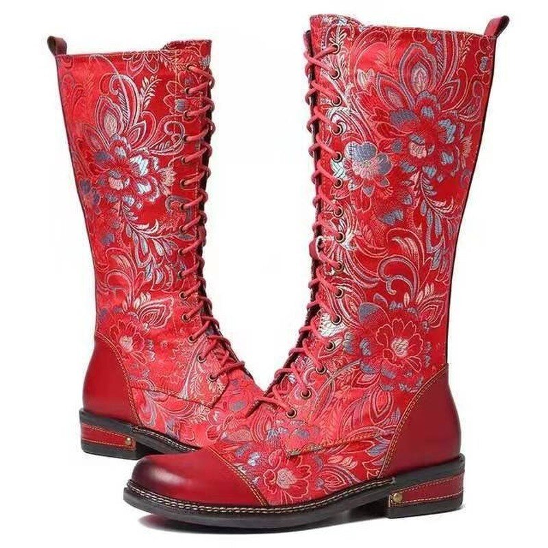 Torrard™High lace-up boots with unique design