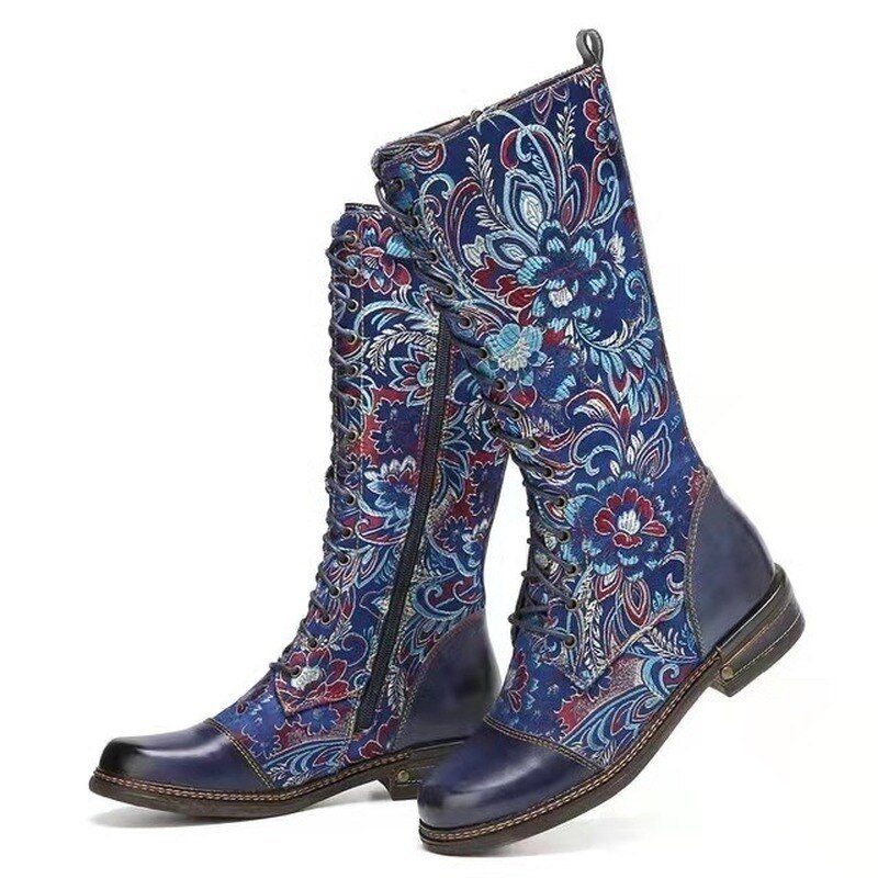 Torrard™High lace-up boots with unique design