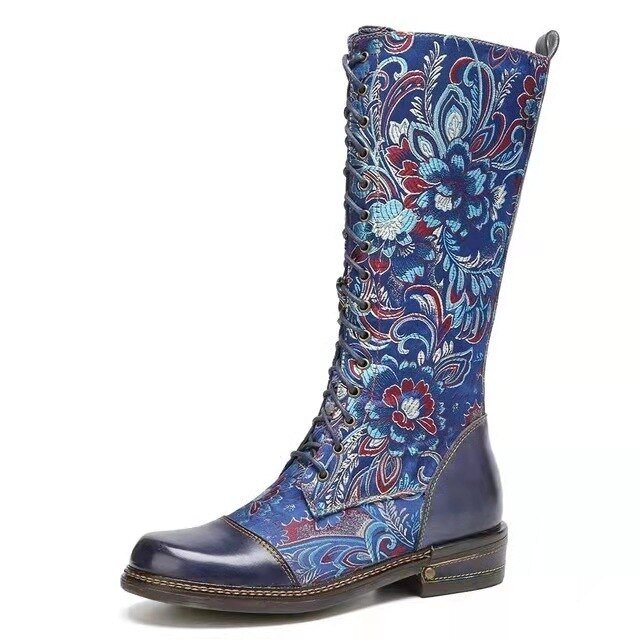 Torrard™High lace-up boots with unique design