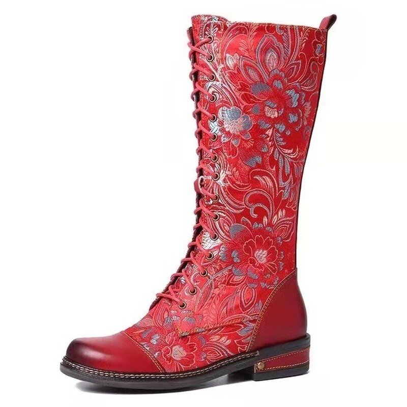 Torrard™High lace-up boots with unique design