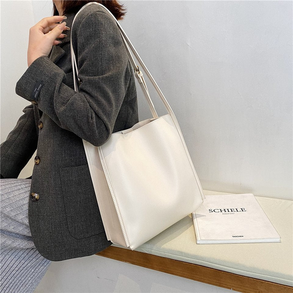 Stylish Vegan Leather Tote