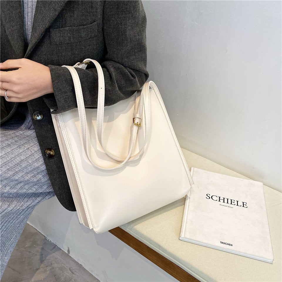 Stylish Vegan Leather Tote
