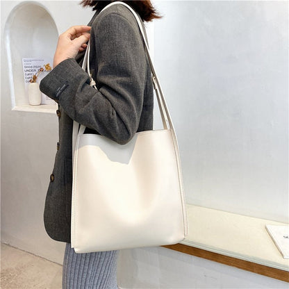 Stylish Vegan Leather Tote